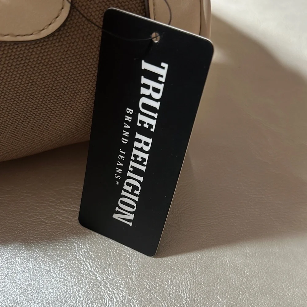 True Religion Beige and Cream Women's Bag